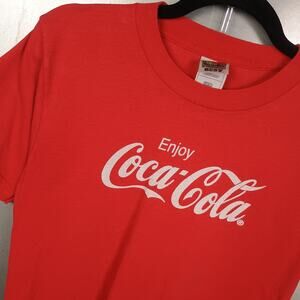 Vintage Coca Cola Baby Tee Top Vintage 90s Retro Y2K Small Cute Classic Script